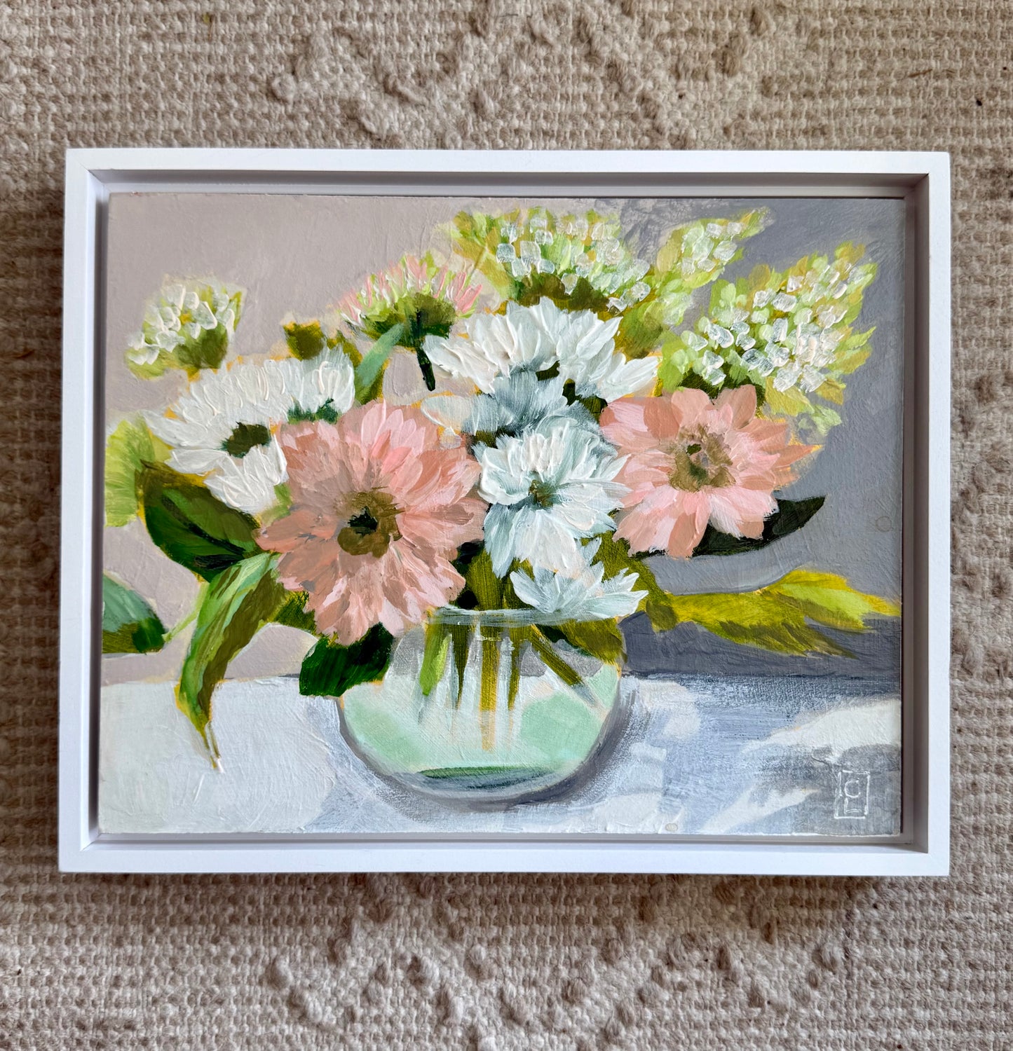 "Gracious Host" original floral painting