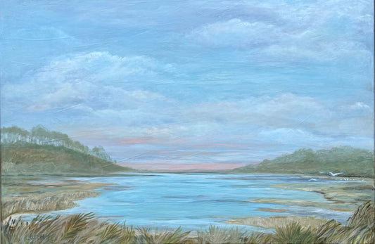 Mellow Moments original marsh painting