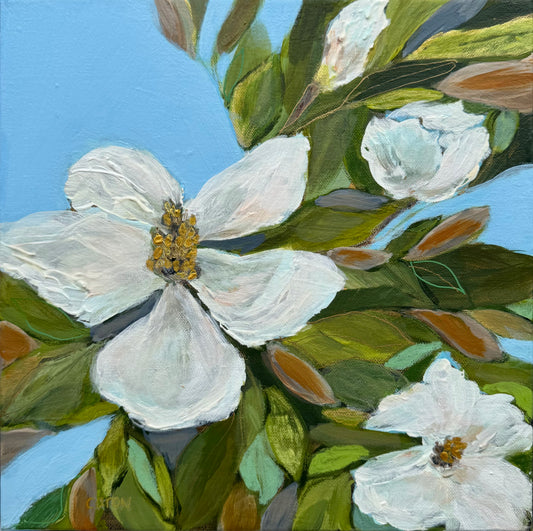 "Pure Goodness" original magnolia painting