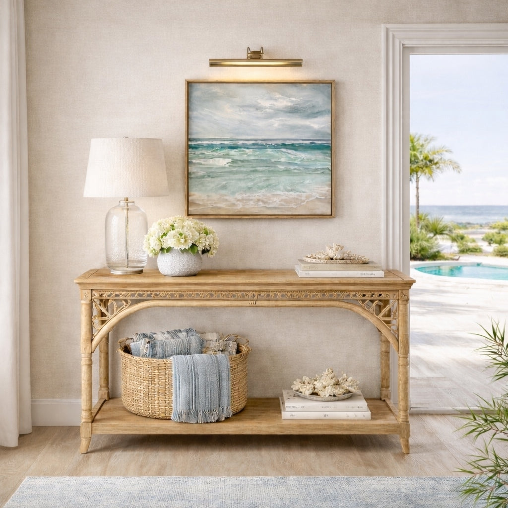 Sunwashed original beach painting