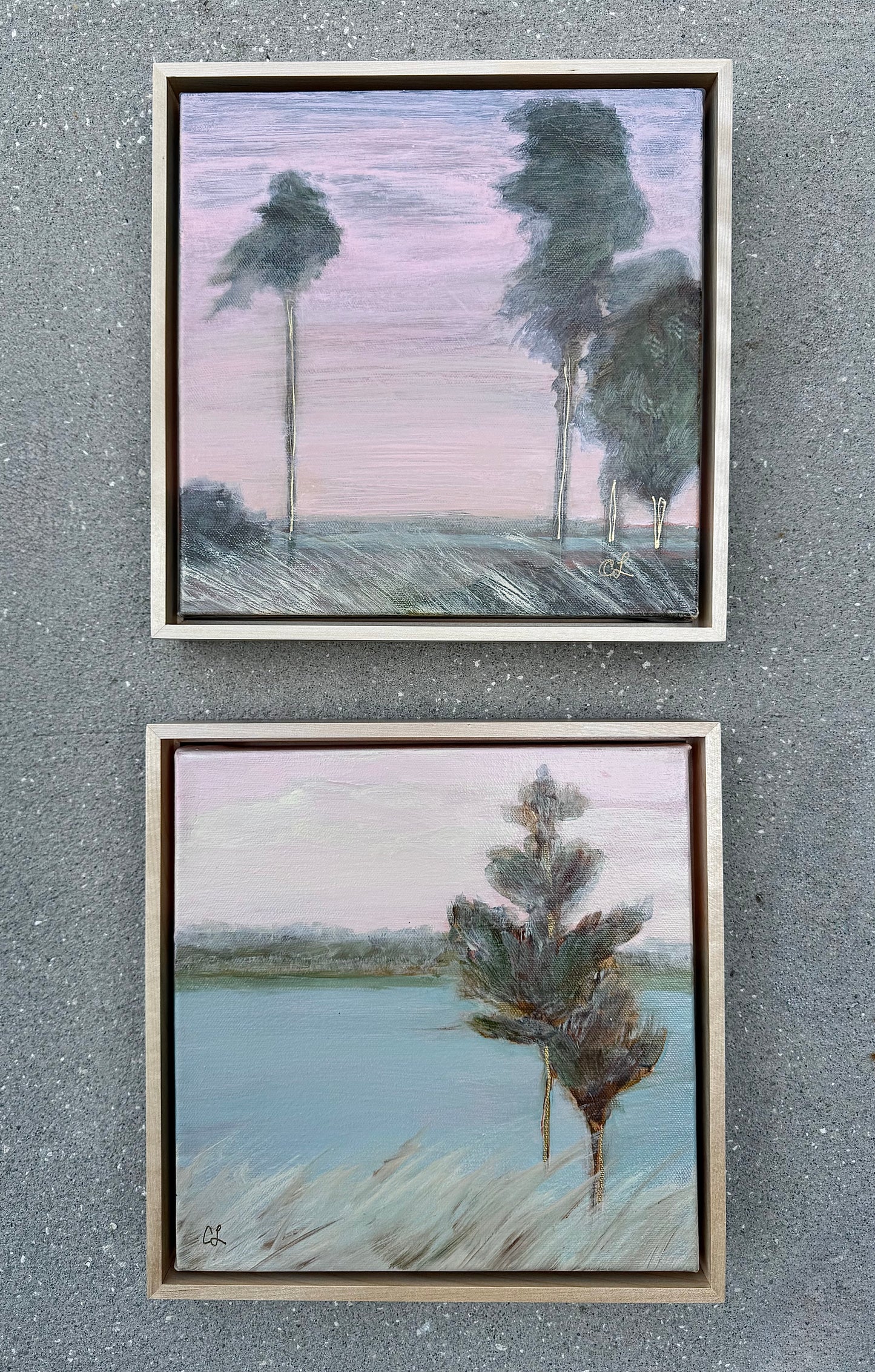 Viewpoint No. 4 original 10 x 10" landscape painting
