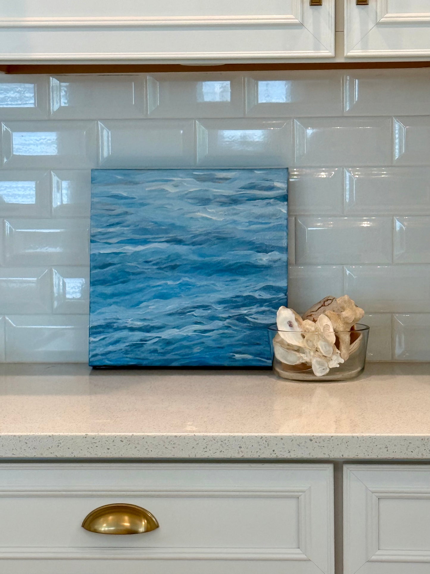 "Wave Length" coastal ocean original painting