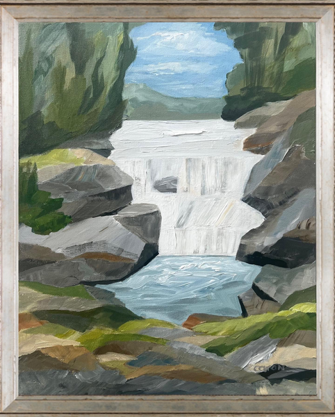 "Flow" original landscape painting
