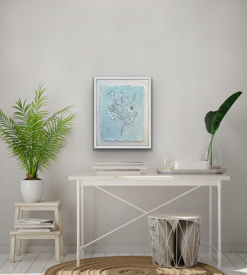 "Fresh Start" original floral painting