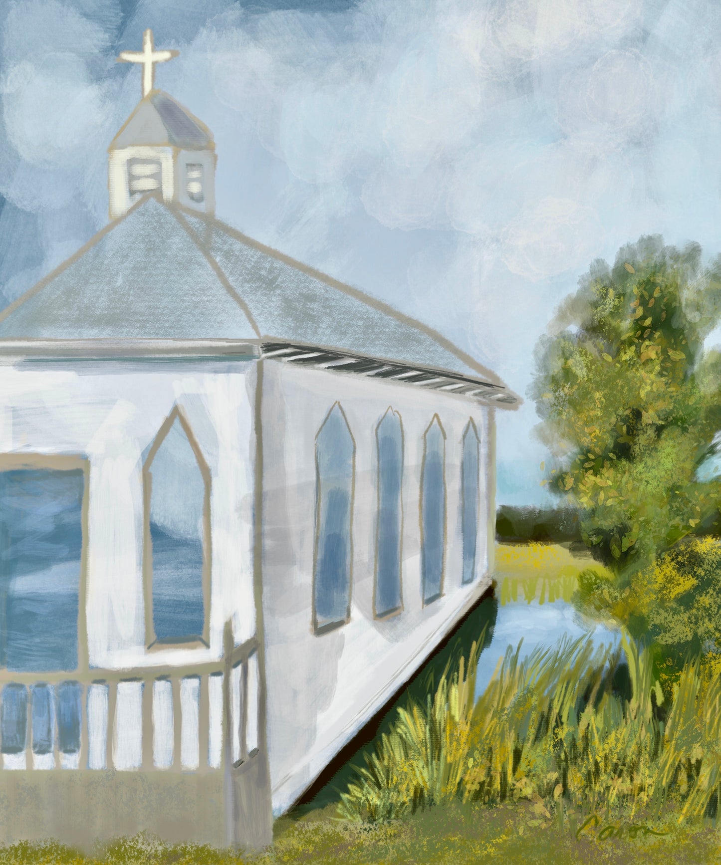 Pawley's Island Chapel Print