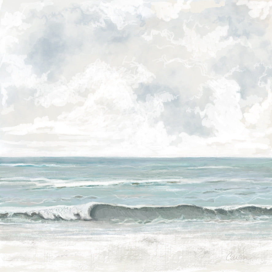 "Blue Magic" coastal beach print
