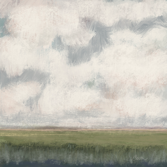 "Peaceful Solution" low country print