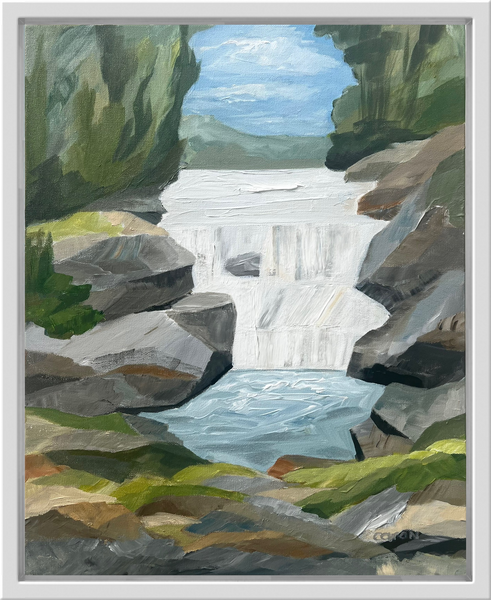 "Flow" original landscape painting