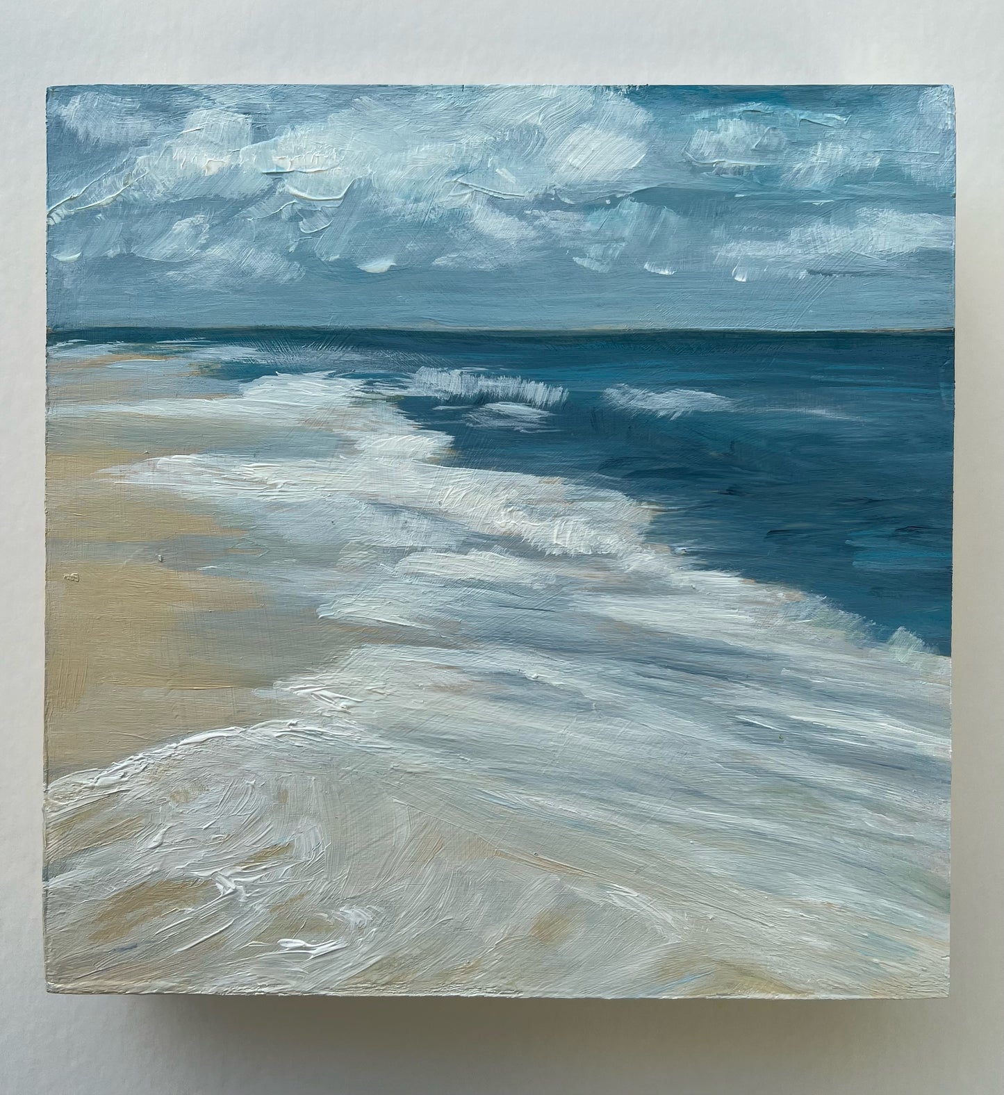 SOLD: Beach Walk coastal beach painting