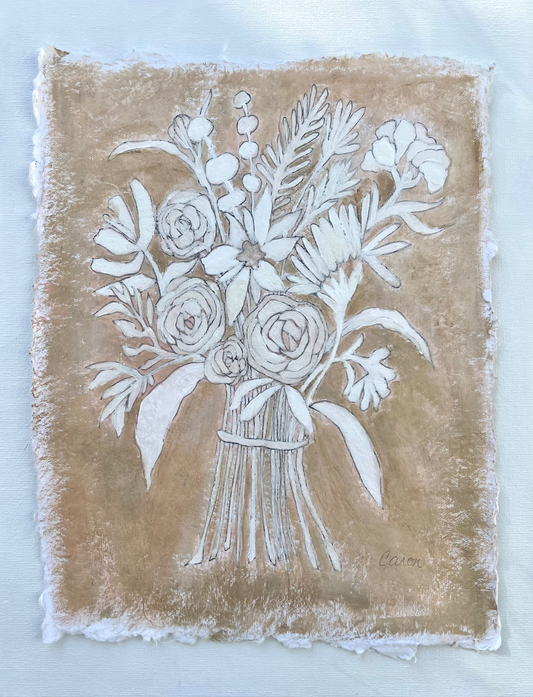 "Fresh From the Garden" original floral painting