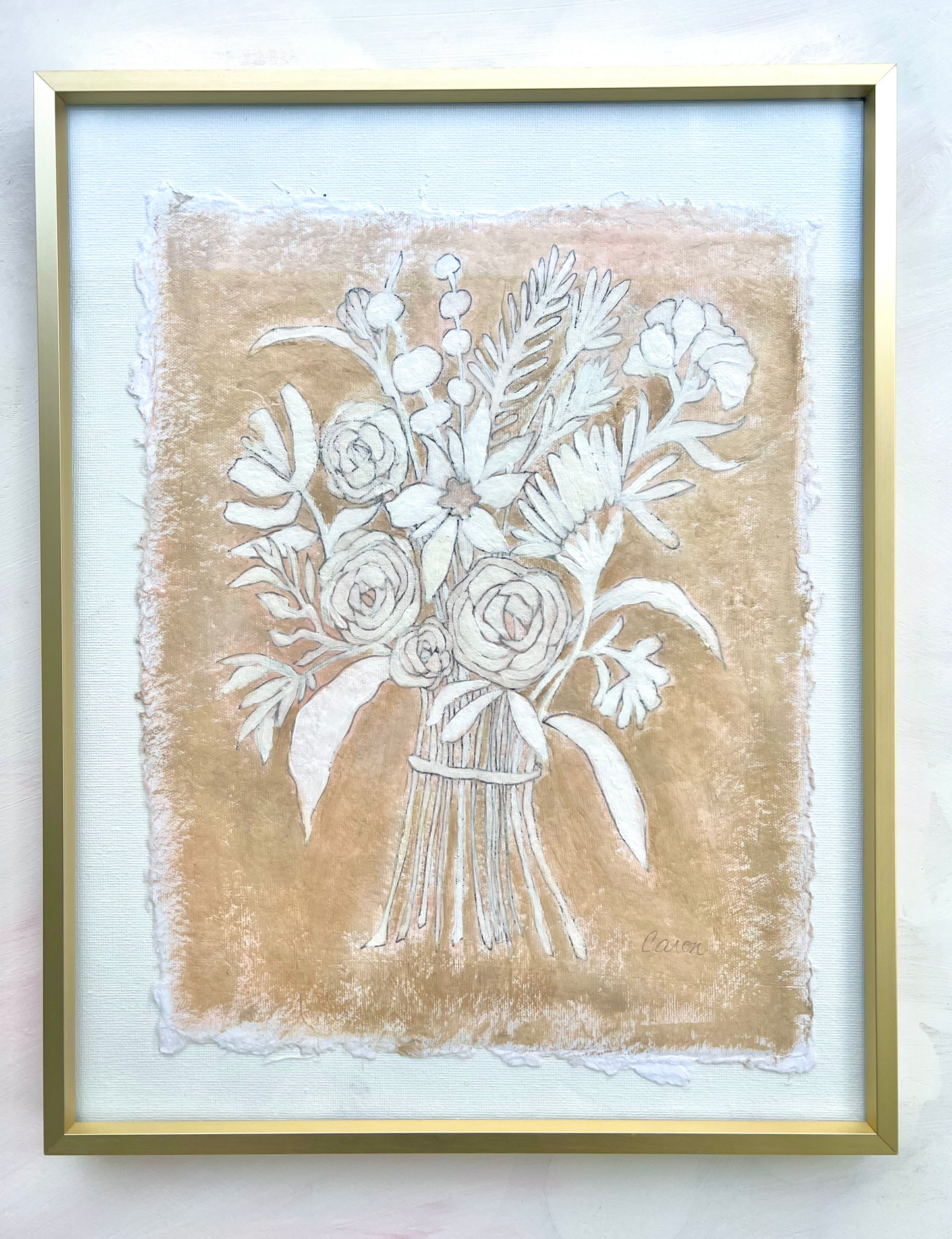 "Fresh From the Garden" original floral painting