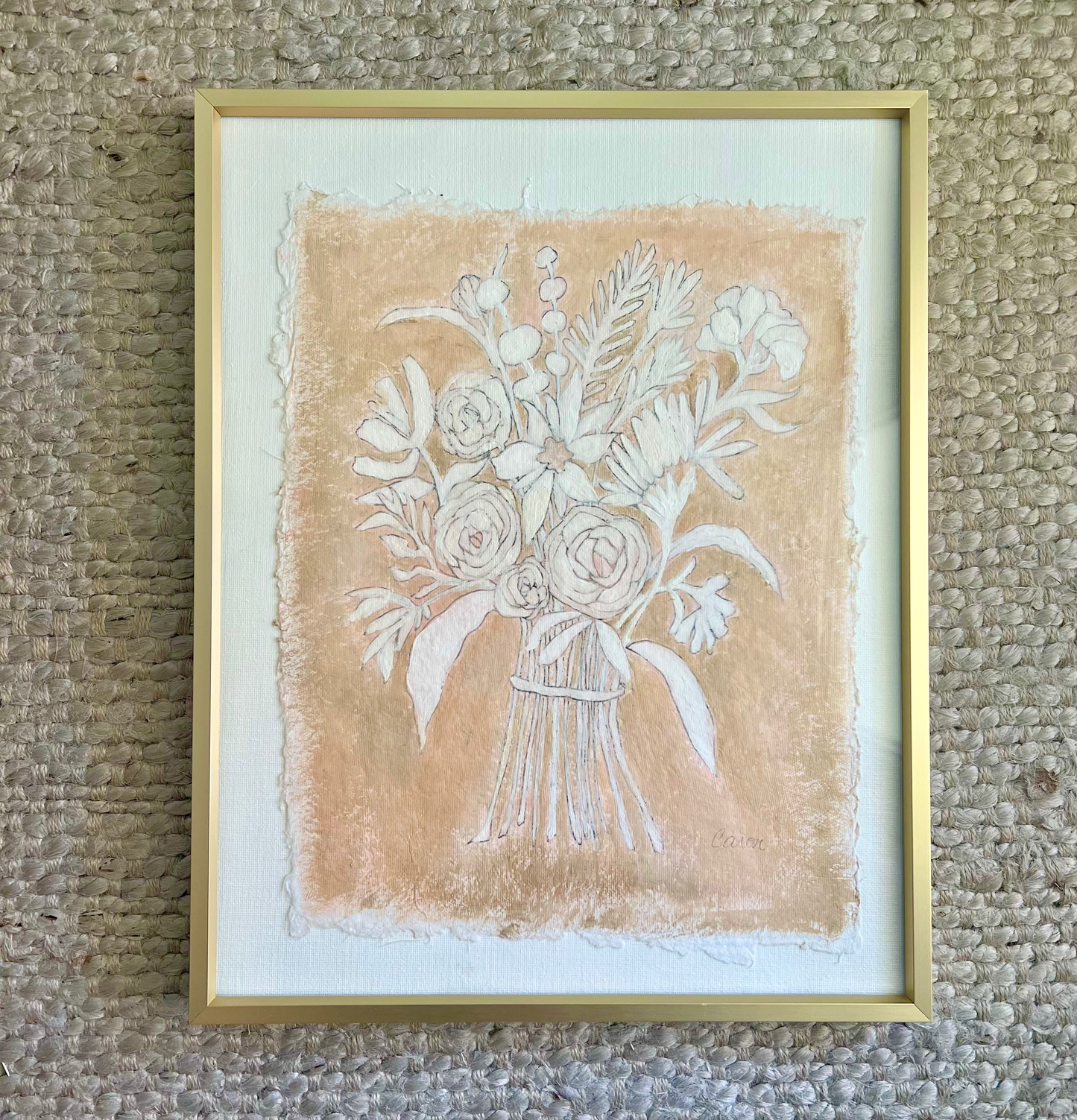 "Fresh From the Garden" original floral painting