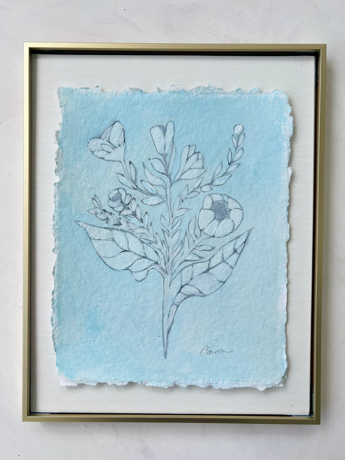 "Fresh Start" original floral painting