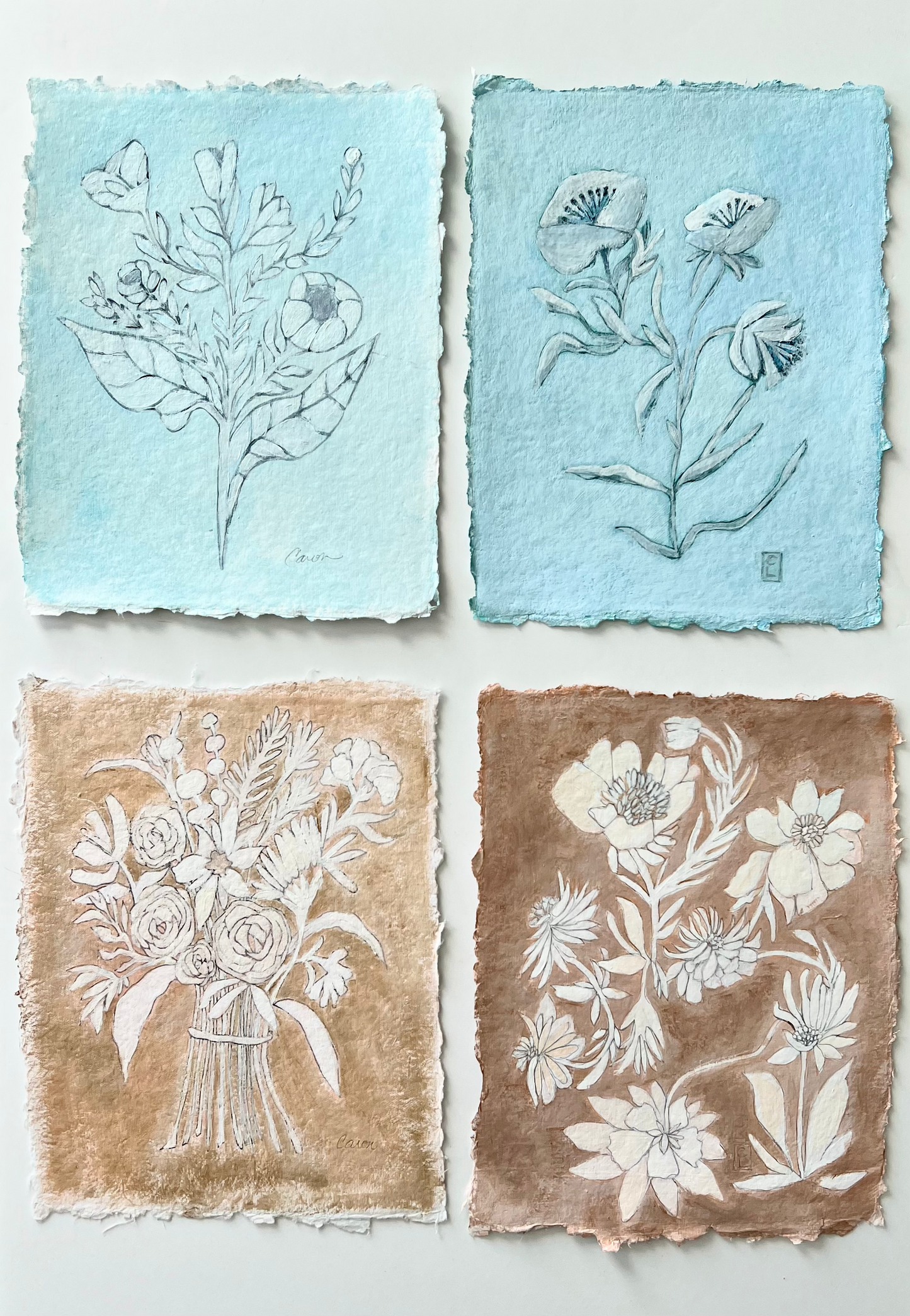 "Fresh Start" original floral painting