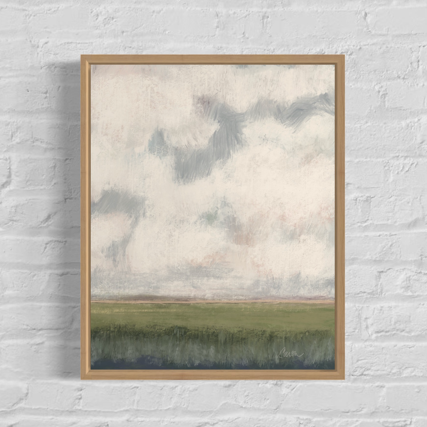 "Peaceful Solution" low country print