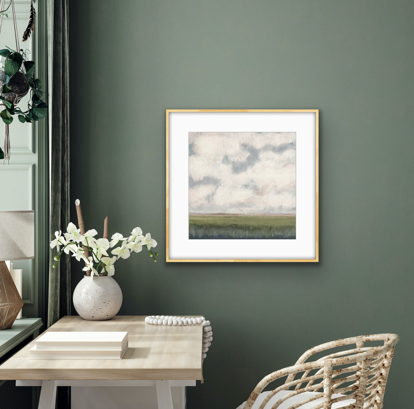 "Peaceful Solution" low country print