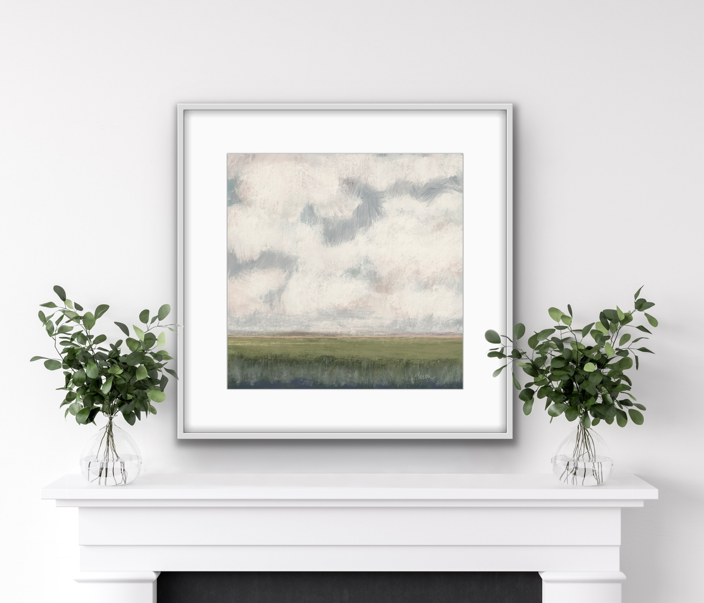 "Peaceful Solution" low country print