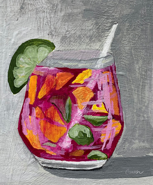 "It's 4:00 Somewhere"  Cocktail drink print