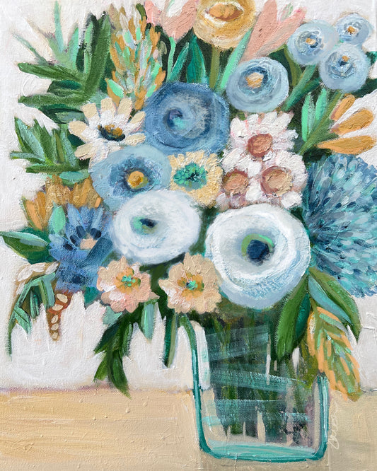 "Pure Joy"  floral art print