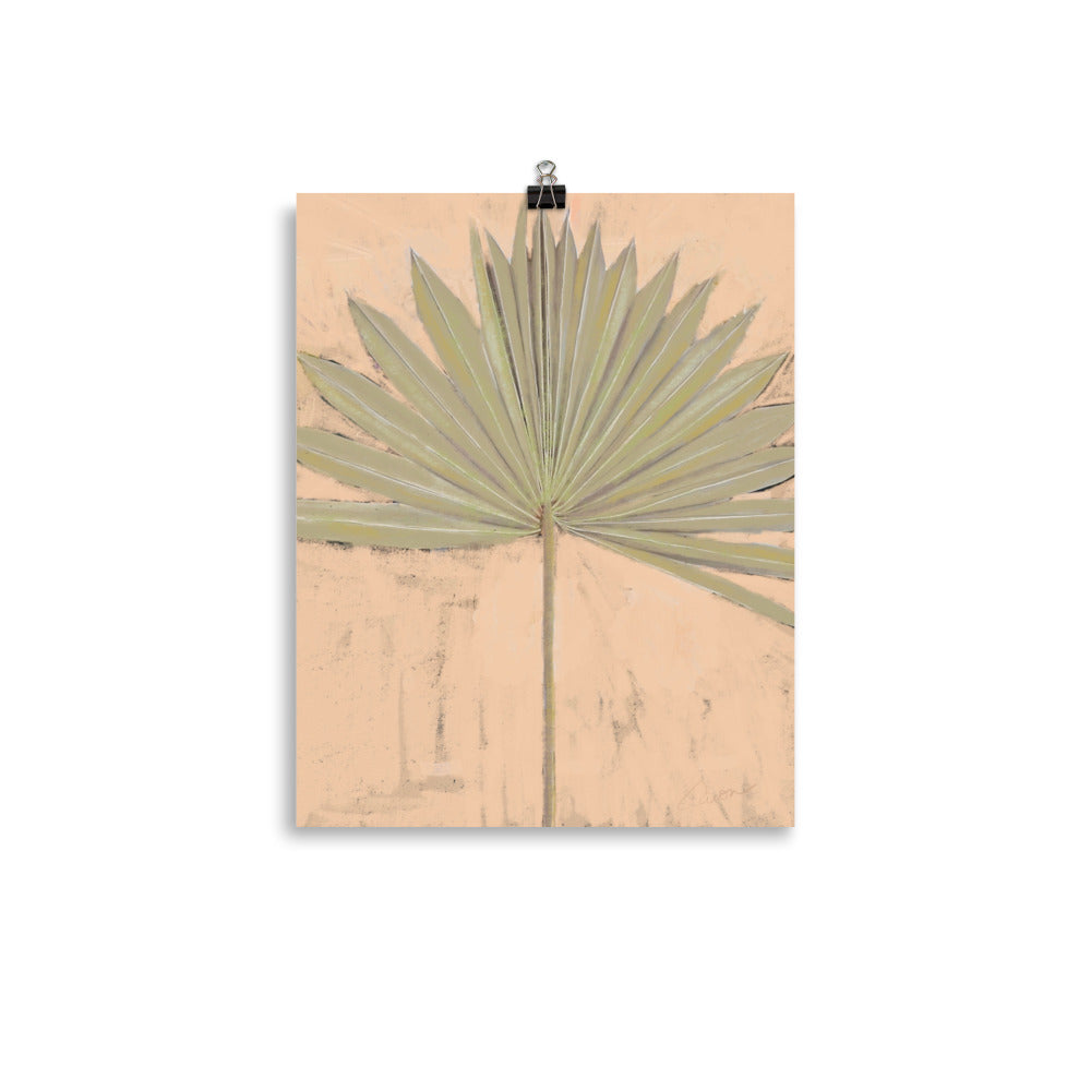 "Portrait of the Wild" palm branch print