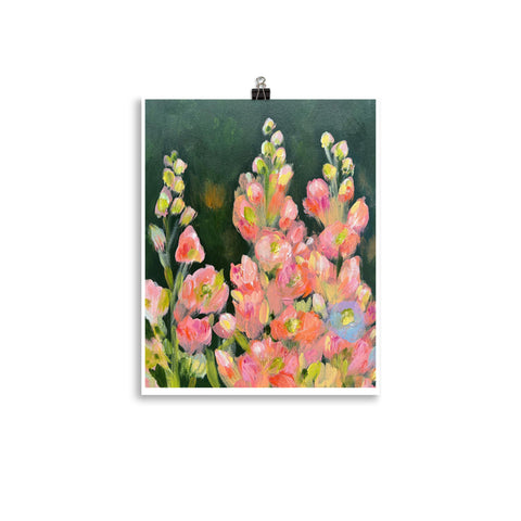 Keep Reaching floral print