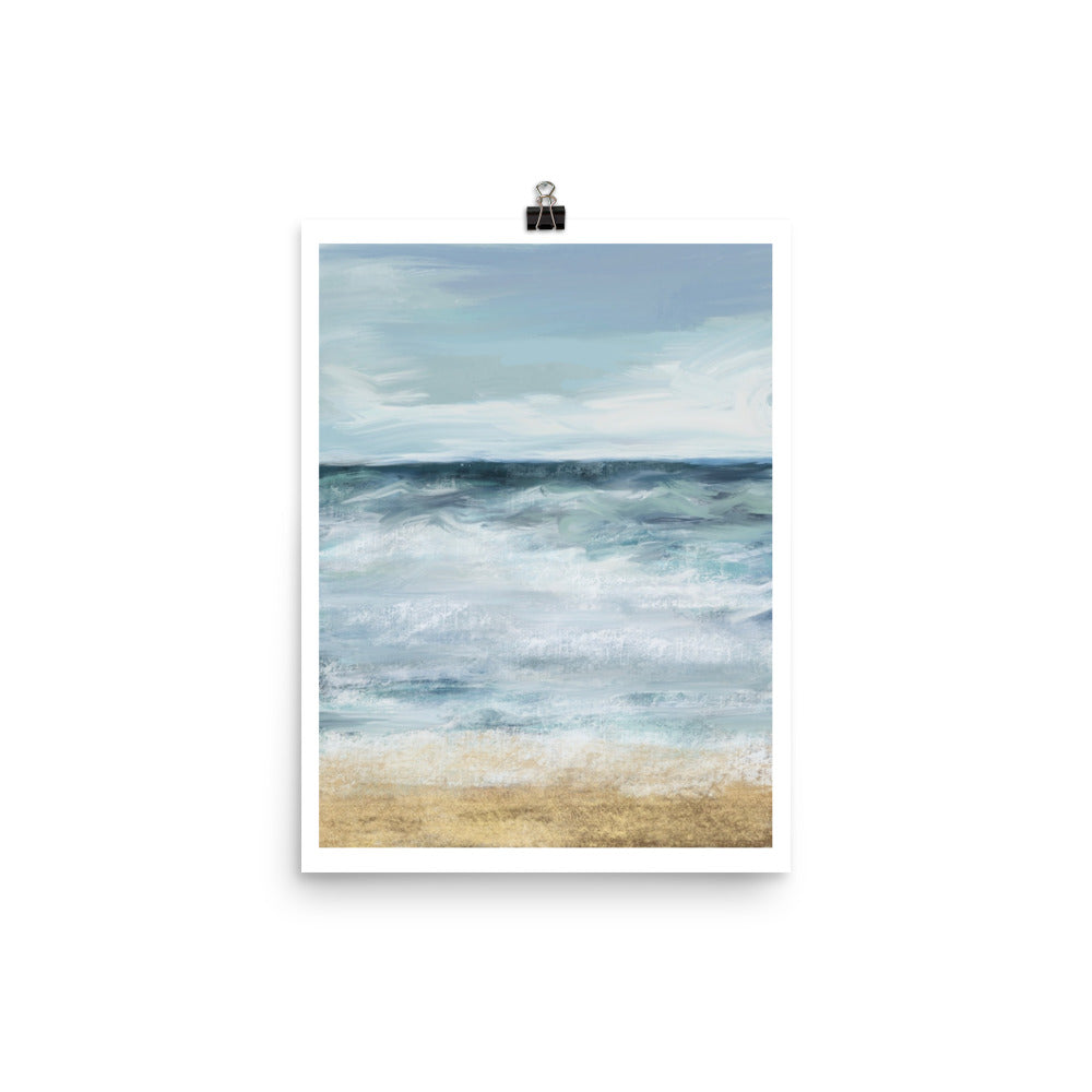 Blue Me Away coastal beach print