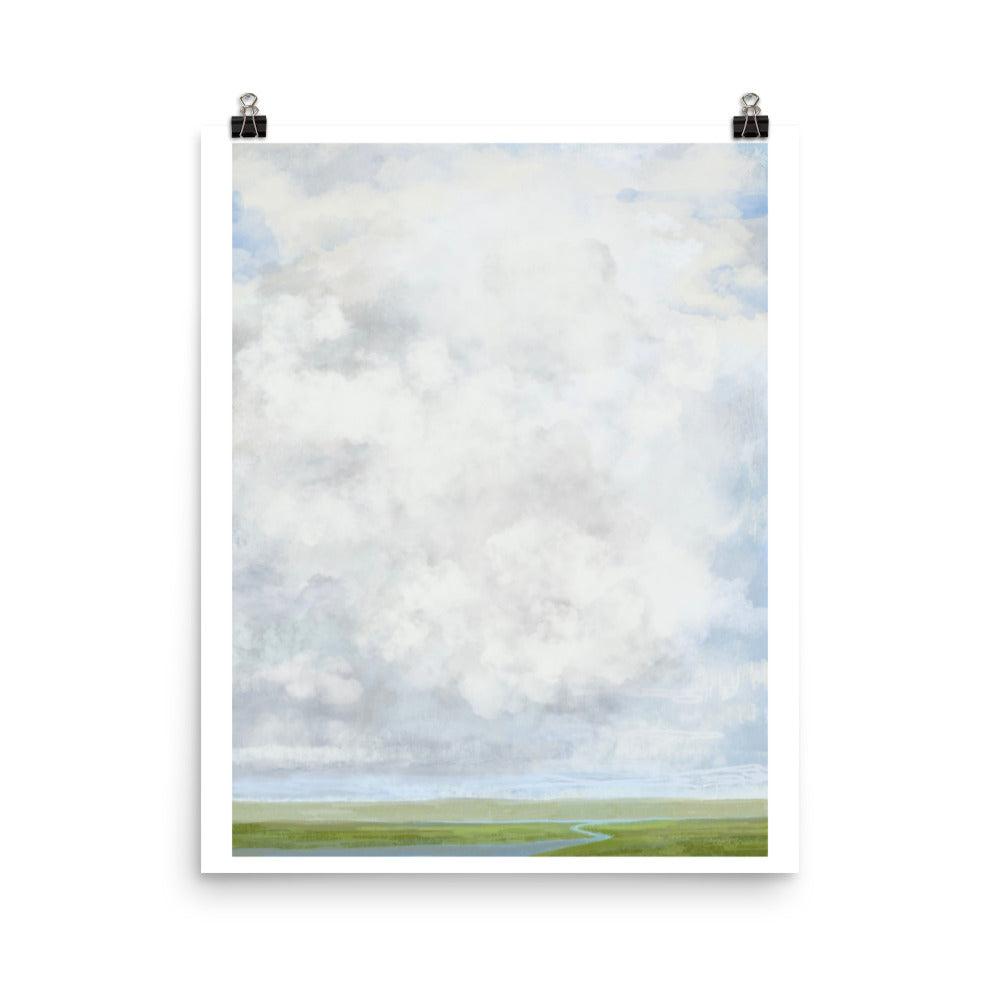 Sky Song coastal marsh sky print