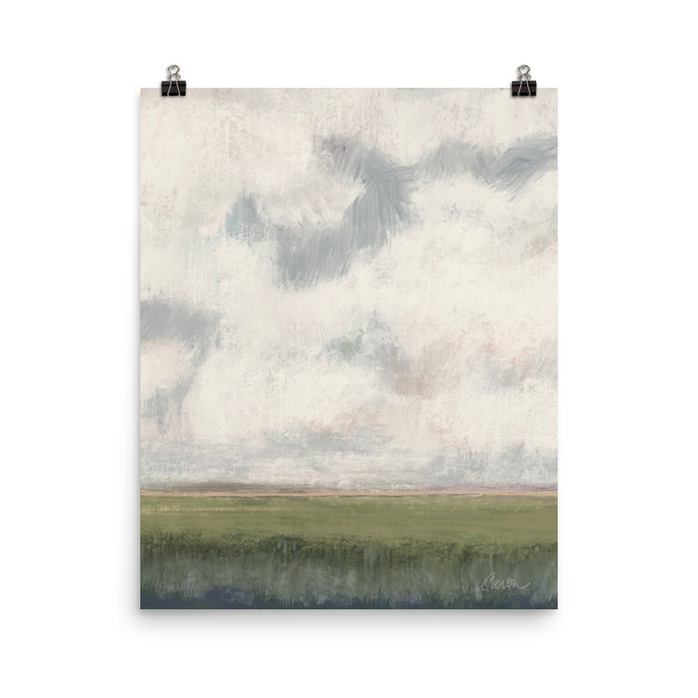 "Peaceful Solution" low country print