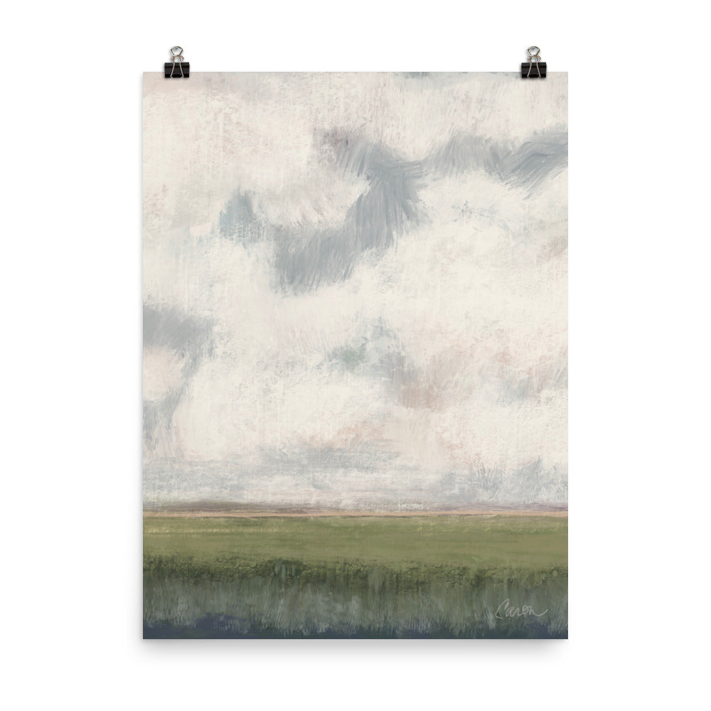 "Peaceful Solution" low country print