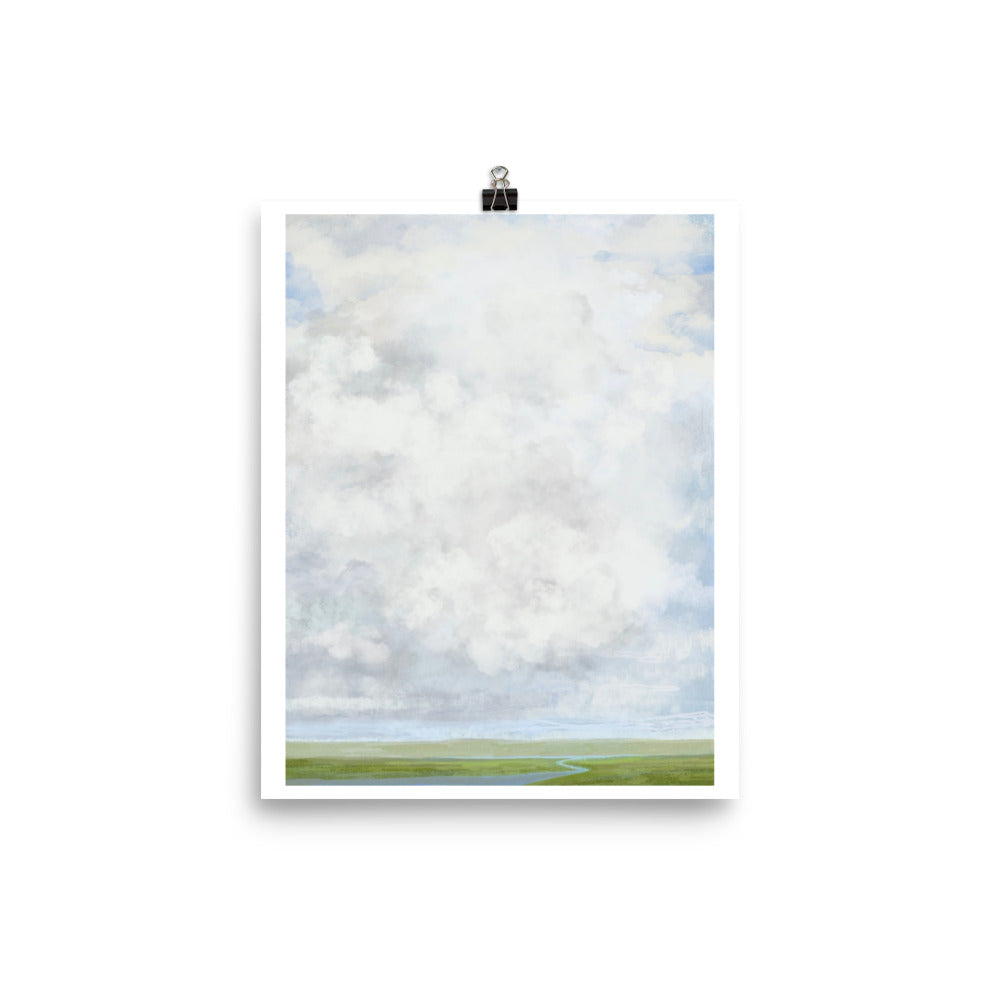 Sky Song coastal marsh sky print
